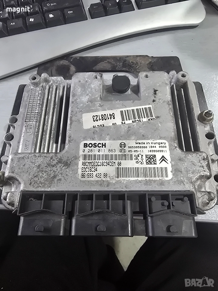 0281011863 ECU компютър Peugeot 307 Citroen C4 9659342280, снимка 1