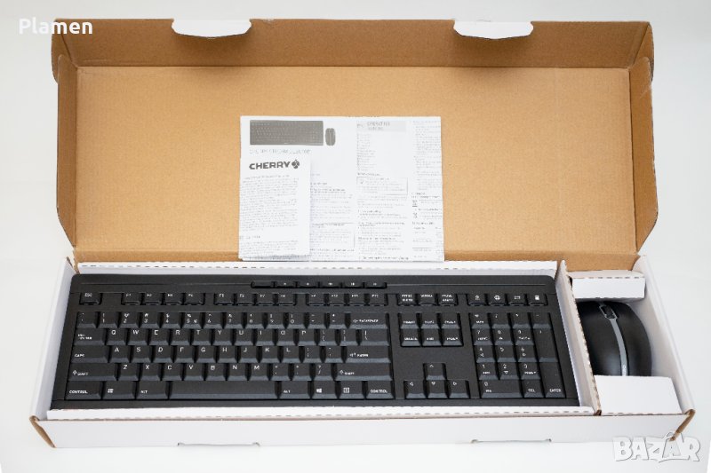 Kомплект безжична клавиатура с мишка CHERRY STREAM Desktop, снимка 1