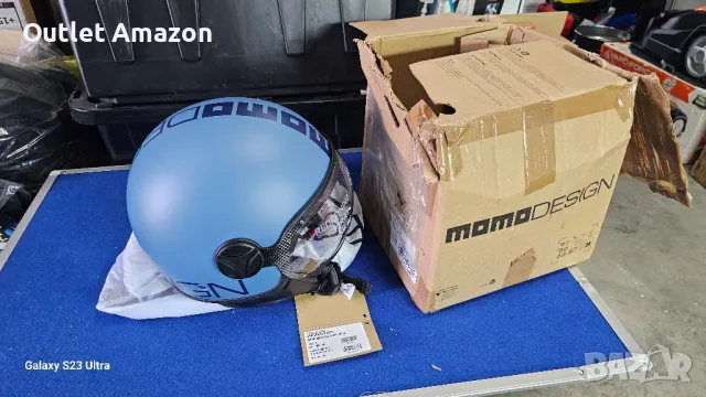 Отворена каска за мотоциклети и скутери, за мъже и жени Momodesign

, снимка 9 - Аксесоари и консумативи - 49656915