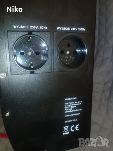 Непрекъсваемо захранване VOLT-POLSKA sinusPRO 5000W 48V, снимка 2 - Друга електроника - 52802630