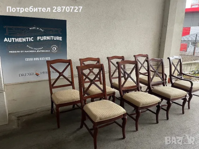 Столове от масивна дървесина Drexel Heritage, снимка 7 - Столове - 48156329