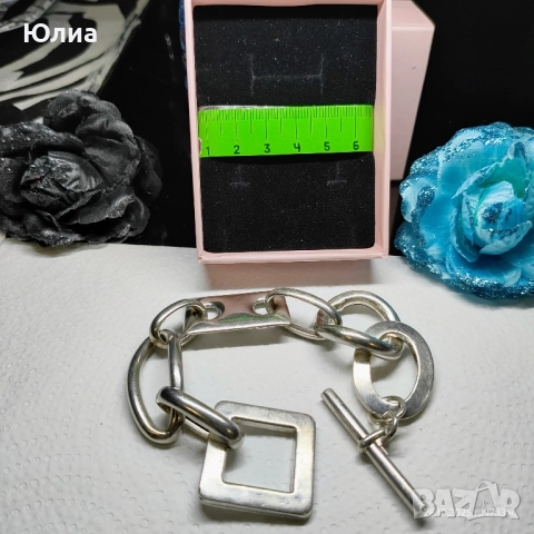 Сребро от лична колекция с маркировка 925, снимка 12 - Гривни - 52521633