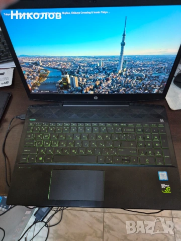 Лаптоп HP Pavilion Gaming,i5 i5-8300H RAM 16GB DDR4 128 SSD 1ТБ HDD NVIDIA GTX 1050 4GB GDDR5
