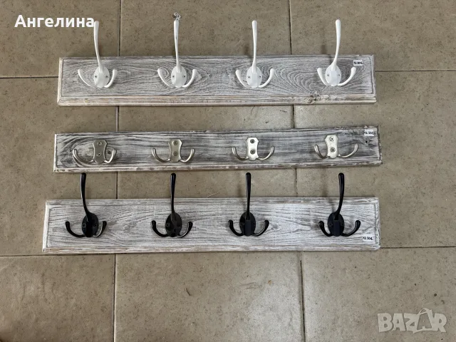 Стенна дървена закачалка , снимка 2 - Закачалки - 30925105