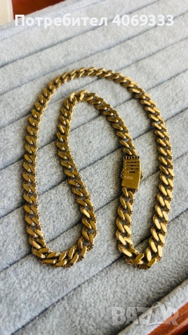 Златен синджир Монако 14 карата, снимка 6 - Колиета, медальони, синджири - 54321043