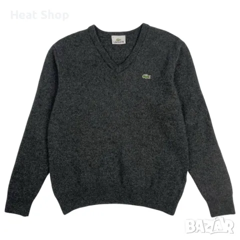 Дамска вълнена блуза Lacoste Wool V-Neck Sweater