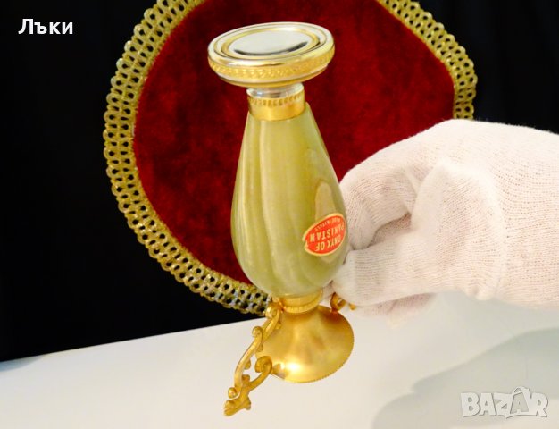 Позлатена ваза,амфора,оникс,грифони. , снимка 10 - Вази - 37274905