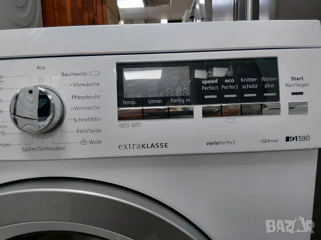 Пералня Сименс Siemens IQ590 Extraklasse 8кг А+++ с 2 години гаранция! , снимка 3 - Перални - 56240986
