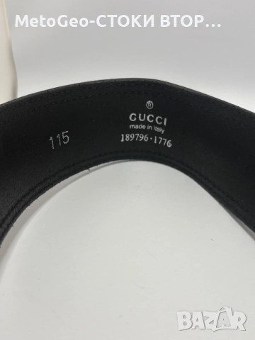 Оригинален колан на GUCCI made in italy естествена кожа, снимка 4 - Колани - 55850685