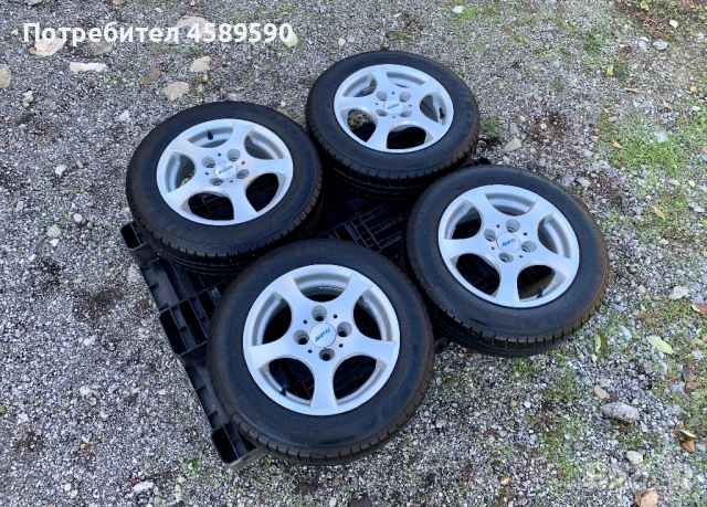 4бр.Алуминиеви джанти Alutec 14цола 4x100 + Гуми за Vw Up,Seat Mii,Citigo, снимка 2 - Гуми и джанти - 52111735