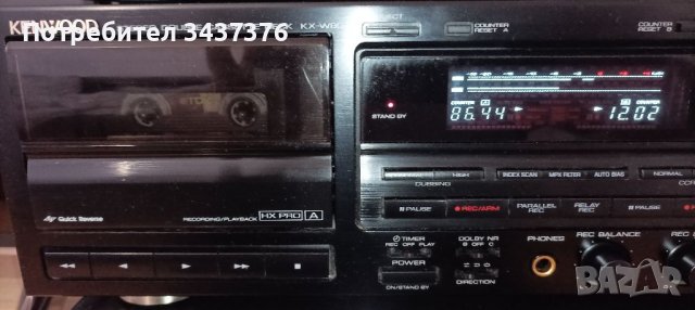 Двукасетен дек Kenwood KX-W8040, снимка 4 - Декове - 39125280