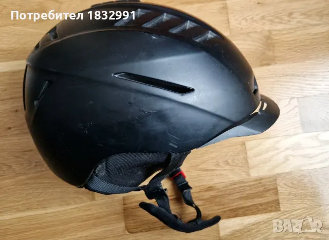 Черна ски каска Лидл, снимка 2 - Зимни спортове - 49597035