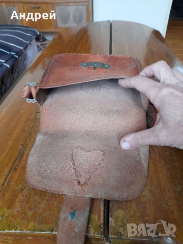 Стара дамска кожена чанта #24, снимка 6 - Други ценни предмети - 53950597