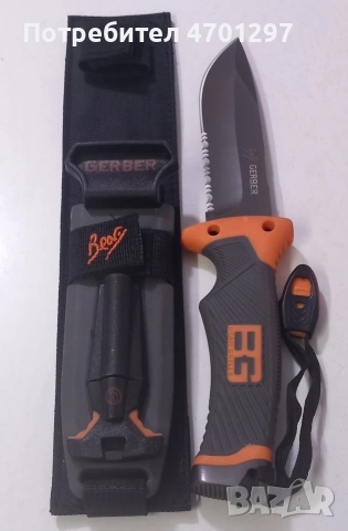 Нож за оцеляване GERBER Bear Grylls Ultimate Survival, снимка 2 - Ножове - 53029734