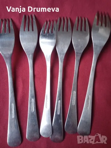 вилици от завод П.Денев Габрово - нови, снимка 3 - Прибори за хранене, готвене и сервиране - 49622806