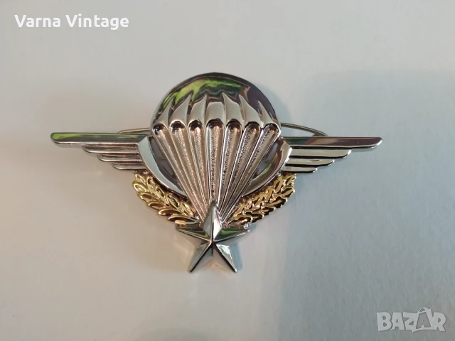 Знак на военен парашутист от сухопътните сили на Франция №G1185, снимка 3 - Колекции - 50620601