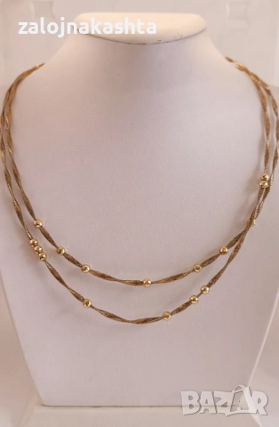 Ново Златно колие-3,75гр/14кр