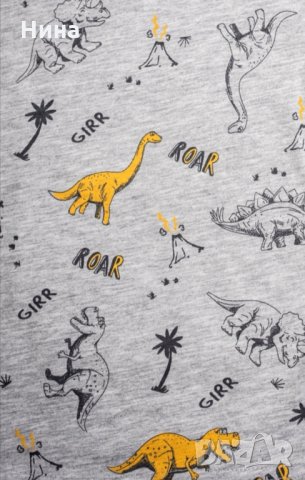 Тениска с динозаври 🦕🦖, снимка 2 - Детски тениски и потници - 31770899