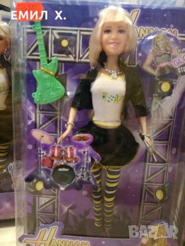 Кукла Хана Монтана с китара, снимка 2 - Кукли - 31121067