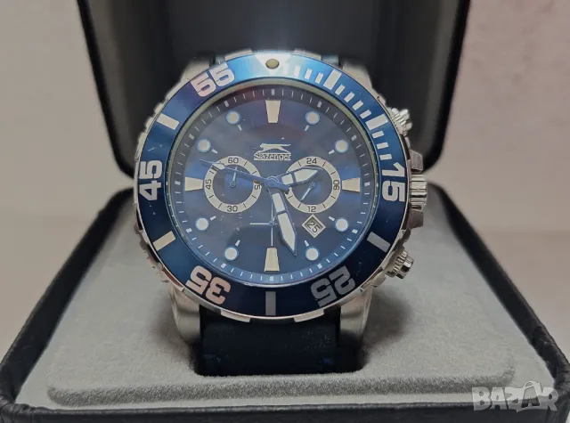 Мъжки Часовник Slazenger 20 ATM, Модел: SL.14.771.2 Хронограф, снимка 4 - Мъжки - 50429277