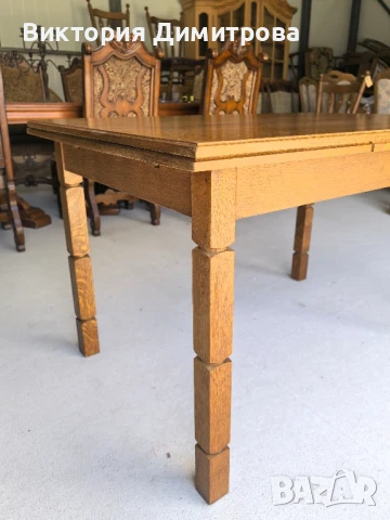 Разтегателна трапезна маса , снимка 6 - Маси - 50508829