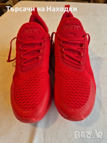 €160 Мъжки маратонки Nike Air Max 270 Red размер US 12 / EU 46, червени, снимка 4 - Маратонки - 52176077