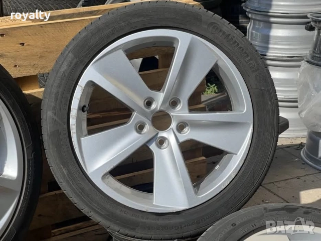 5х112 17 Джанти Seat Skoda Audi VW 5x112 Сеат Шкода Ауди Фолксваген, снимка 3 - Аксесоари и консумативи - 51718776