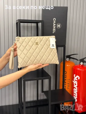 Chanel Дамска Клъч Чанта С Верижка И Каишка Шанел - Различни Цветове Код E73, снимка 9 - Чанти - 55795076