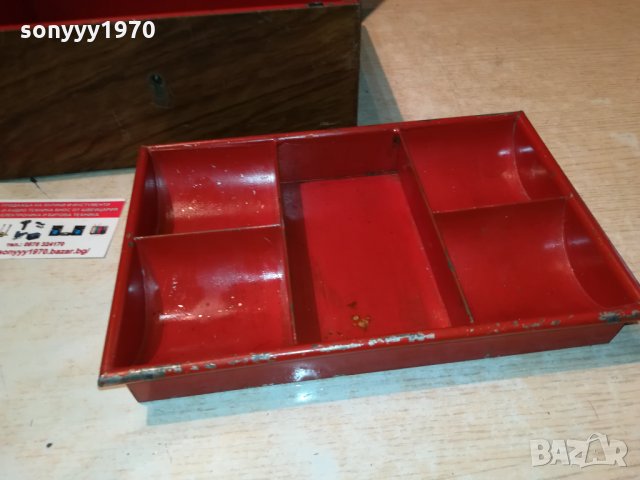 СЕИФ-КАСА МЕТАЛНА С КЛЮЧ 2009212001, снимка 12 - Антикварни и старинни предмети - 34198032