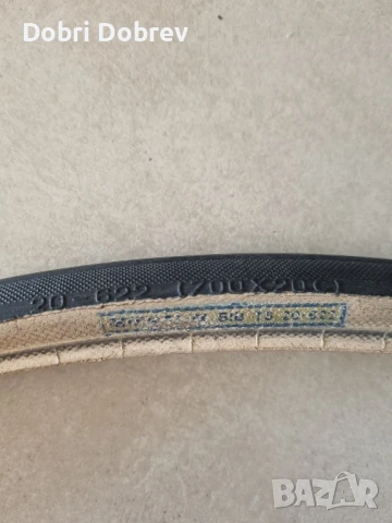 шосейна гума Michelln bib ts20 x 700 622c 20c памук oт 80те, снимка 5 - Части за велосипеди - 50693960