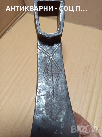 Соц Стар Ръчно Кован Търнакоп 1.750кг. НОМЕР 656., снимка 4 - Антикварни и старинни предмети - 53329450