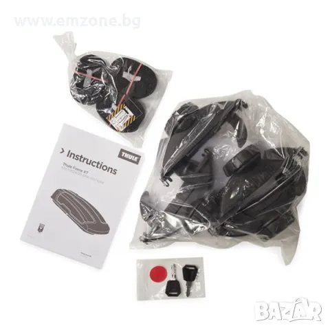 Автобокс багажник THULE Force XT M 400L Черен мат, снимка 7 - Аксесоари и консумативи - 47460576