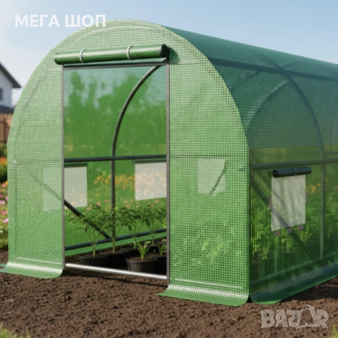 Компактна оранжерия - професионална защита и идеални условия за вашите култури - 3 х 2 х 2м, снимка 2 - Оранжерии - 53879200
