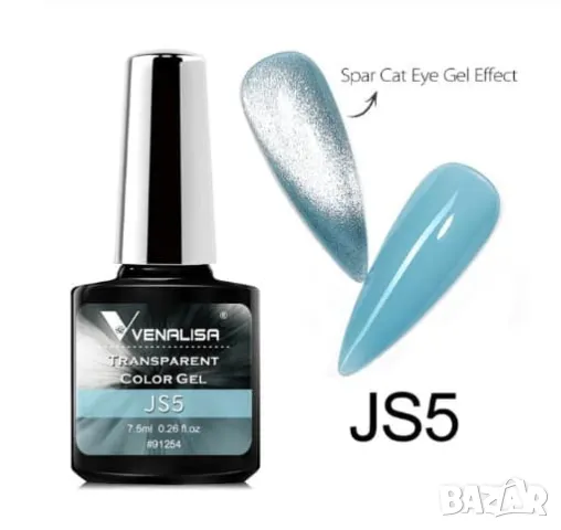  Venalisa Spar Cat Eye Magic / магнитен гел лак за нокти , снимка 8 - Продукти за маникюр - 29457345