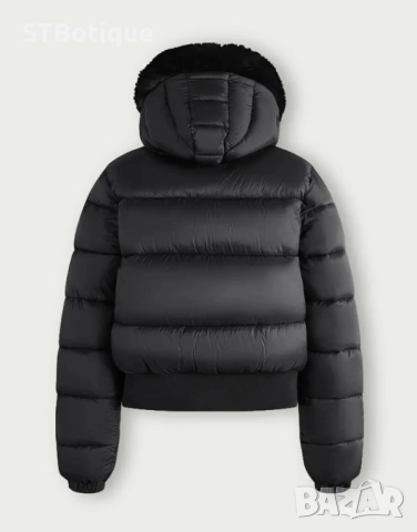 🧥 SOLOMATE от STBoutique – Дамско и тийнейджърско ватирано яке с качулка, снимка 2 - Якета - 51936827