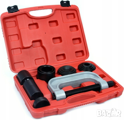 Скоба и втулки за монтаж и демонтаж на лагери и шарнири 9 части (малък), снимка 8 - Аксесоари и консумативи - 51497412