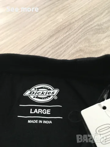 Dickies  Paxico T-Shirt - Black мъжка тениска нова L, снимка 4 - Блузи - 55906321
