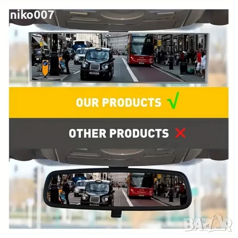 Огледало за задно виждане за автомобил-джип-бус-кола-комион-ван-мини ван, снимка 3 - Аксесоари и консумативи - 51103888
