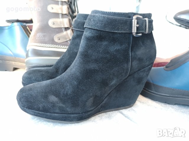 дамски боти N- 39 - 40 original basic GEOX® RESPIRA,100% естествена кожа - велур,GOGOMOTO.BAZAR.BG®, снимка 4 - Дамски боти - 44242936