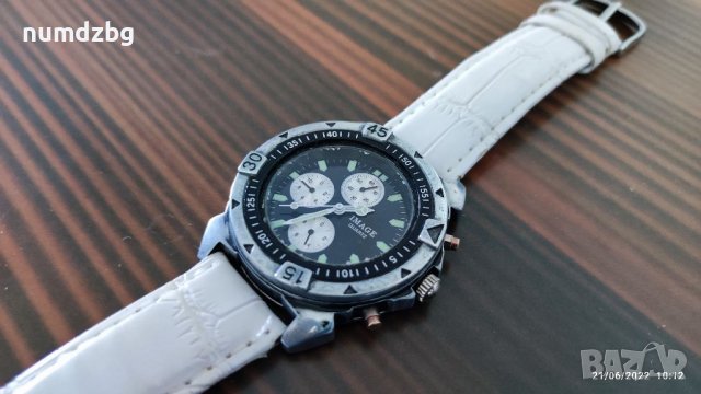 IMAGE мъжки часовник имитиращ сребърна визия, снимка 6 - Мъжки - 37150078