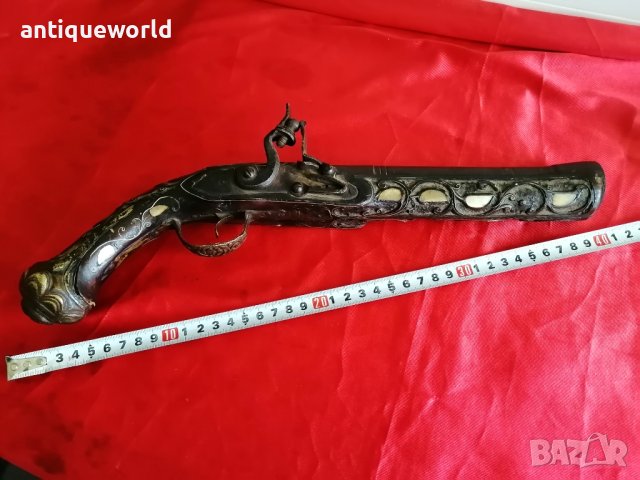 Стар ТРОМБЛОН , Кремаклия , Кремъчен Пищов , Пистолет, снимка 9 - Антикварни и старинни предмети - 42195235