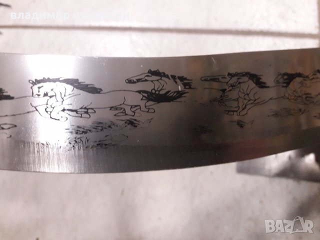Красива азиатска сабя,ятаган,нож,кинжал, снимка 7 - Колекции - 39078782