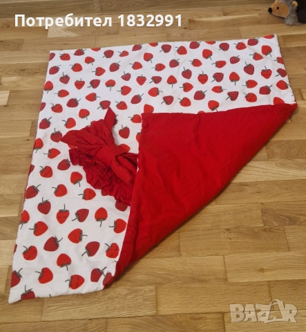 Порт за изписване на бебе с ягодки, снимка 2 - Комплекти за бебе - 51921740