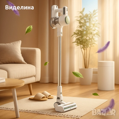 Безжична прахосмукачка Solac Turbobat Power - С HEPA филтър и LED четка, снимка 2 - Прахосмукачки - 52939261