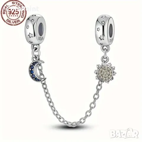 Сребърни талисмани за Пандора , снимка 2 - Гривни - 49251559