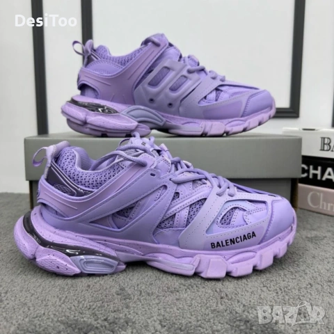 Balenciaga Track Sneaker "Purple", снимка 4 - Маратонки - 54358236