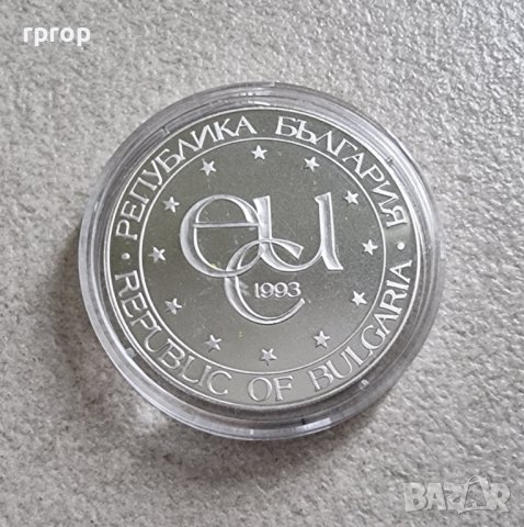 България . Сребро. 500 лева .1993 година. "Теодор Стратилат ", снимка 2 - Нумизматика и бонистика - 43068060