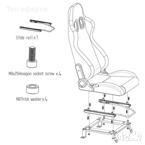 Спортни седалки за МПС - 1095 черно/червено, снимка 3 - Аксесоари и консумативи - 48676720