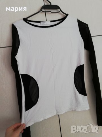  Блуза с тюлени ръкави, снимка 1 - Блузи с дълъг ръкав и пуловери - 31951187