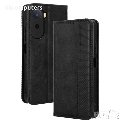 Ретро Кожен Калъф Портфейл за Xiaomi Redmi A7 Pro 4G - Магнитен, Стойка, Слотове, 4 цвята